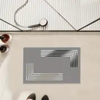 グラフィックデザイン珪藻土バスマット