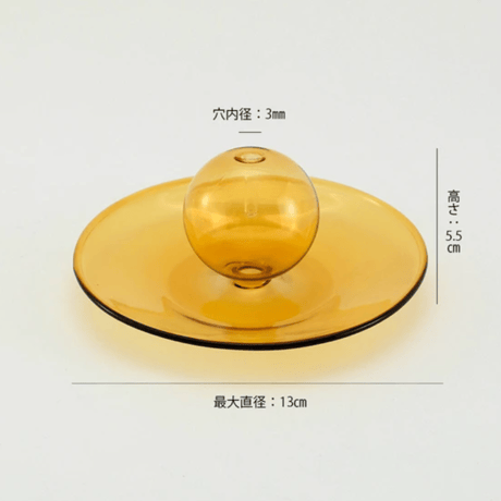 balloon glass お香立て