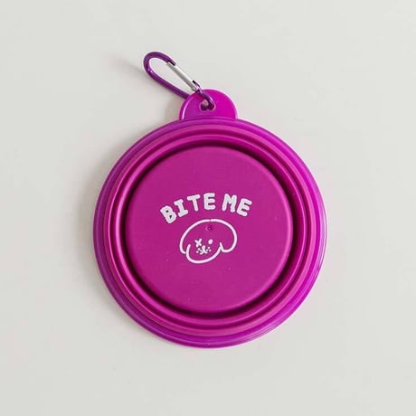 BITE ME お出かけ 折りたたみシリコンボウル