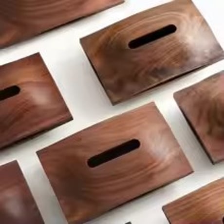 walnut デザインティッシュケース