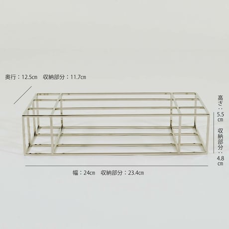 アウトラインのティッシュケース