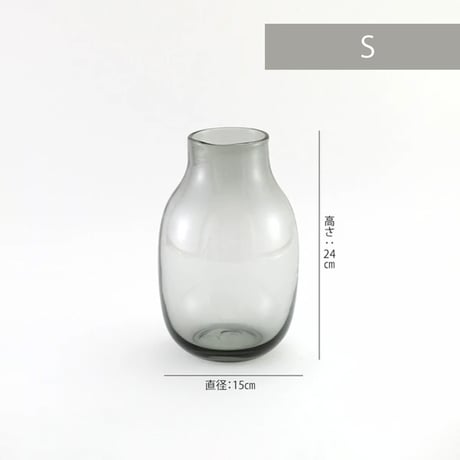 nuance glass フラワーベース -balance-