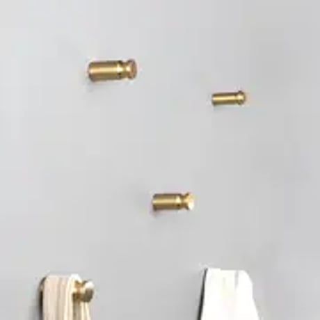 真鍮ゴールドウォールフック