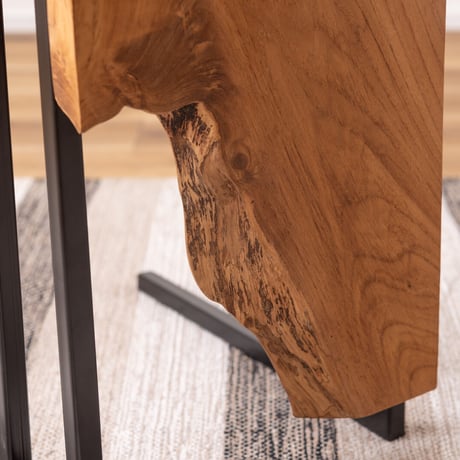 teak material サイドテーブル