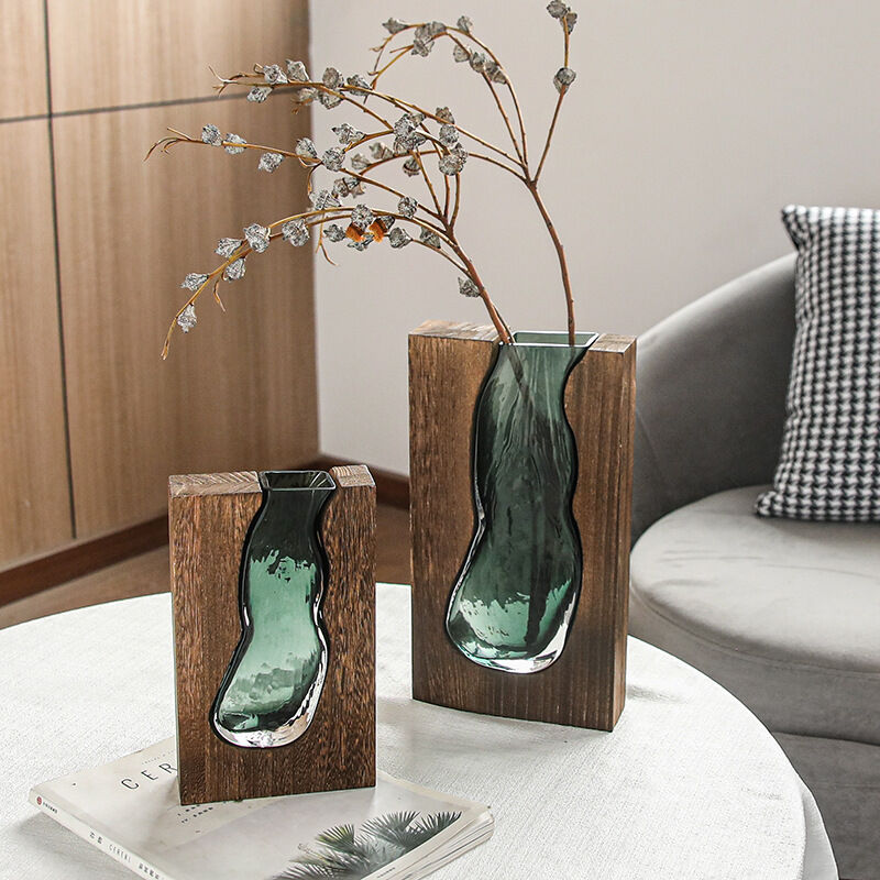 ☆新品 E4 北欧、ガラスの花瓶、創造的な装飾 - インテリア小物
