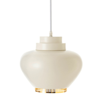 ゴールド×ホワイト モダンペンダントランプ