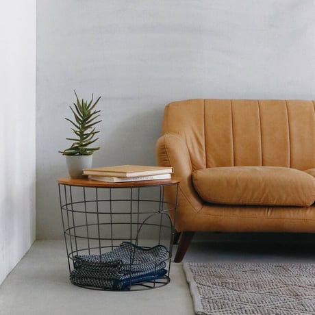 ペットの隠れ家にもなる バスケット テーブル