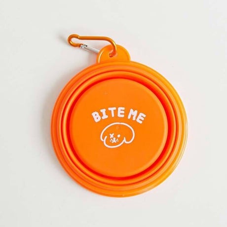 BITE ME お出かけ 折りたたみシリコンボウル