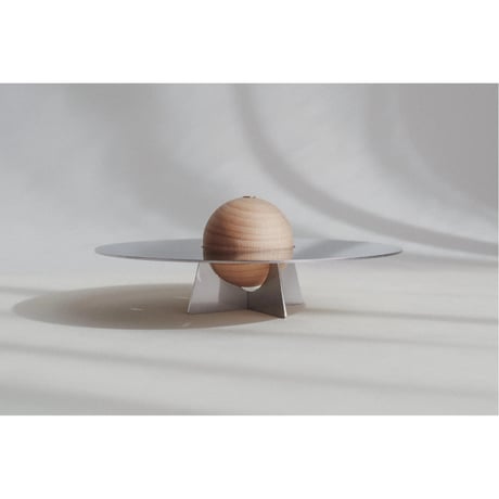 SPACE.Beech & Stainlessお香立て