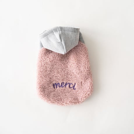 petme ボアパーカー[merci] naybe / gray