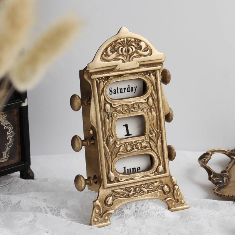 アンティーク卓上カレンダー　レア　ジャンク アンティーク 卓上カレンダー ジャンク レア