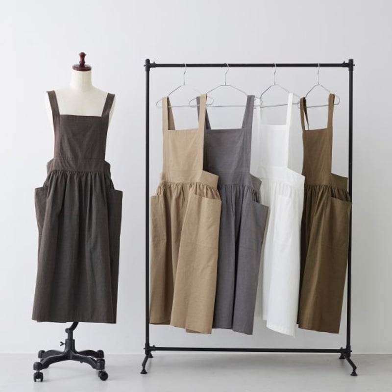 ピナフォアエプロン DR pinaforaproDR コットン | SALT(ソルト