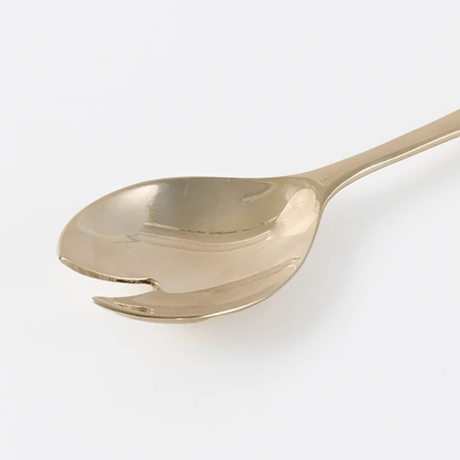 brass salad server 先割れスプーン
