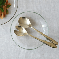 brass salad server スプーン