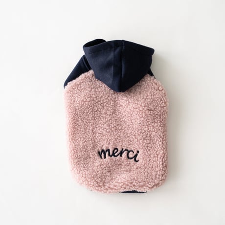 petme ボアパーカー[merci] naybe / gray