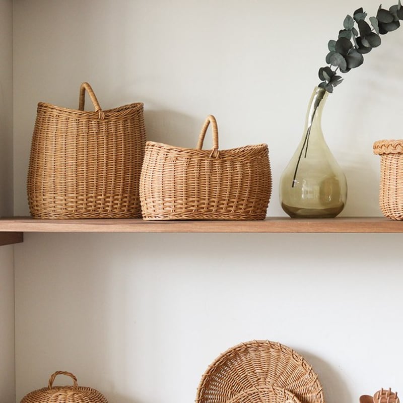 ラタンシリーズ ラウンドバスケット | SALT(ソルト)公式インテリア