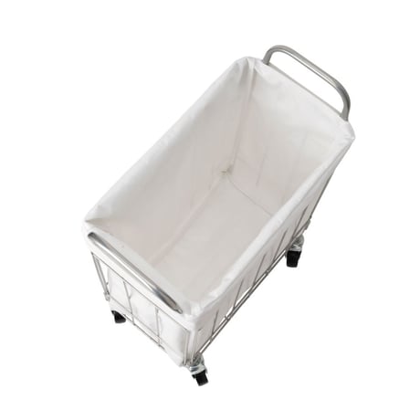 WIRE ARTS＆PRO FOLDING LAUNDRY BASKET with CASTER 28L SLIM / ランドリーバスケット