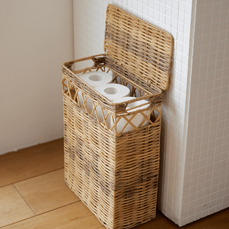 蓋付きスクエアバスケット -tall- | SALT(ソルト)公式インテリア