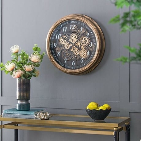 antique gear clock