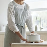 ナチュラルシャンブレーエプロン
