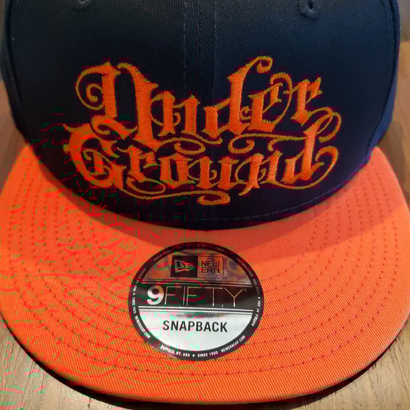 Under Ground キャップ NEW ERA オレンジ×ブラック | 釣りギャング