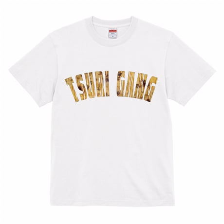 TSURIGANG  アオリカージュTシャツ  ホワイト