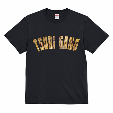 TSURIGANG  アオリカージュTシャツ  ブラック