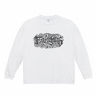 波モチーフロゴ　BIGシルエットロンT ver.2