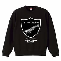 TSURIGANG エギロゴトレーナー　ブラック