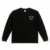 TSURIGANG エギロゴ　BIGシルエットロンT　ブラック