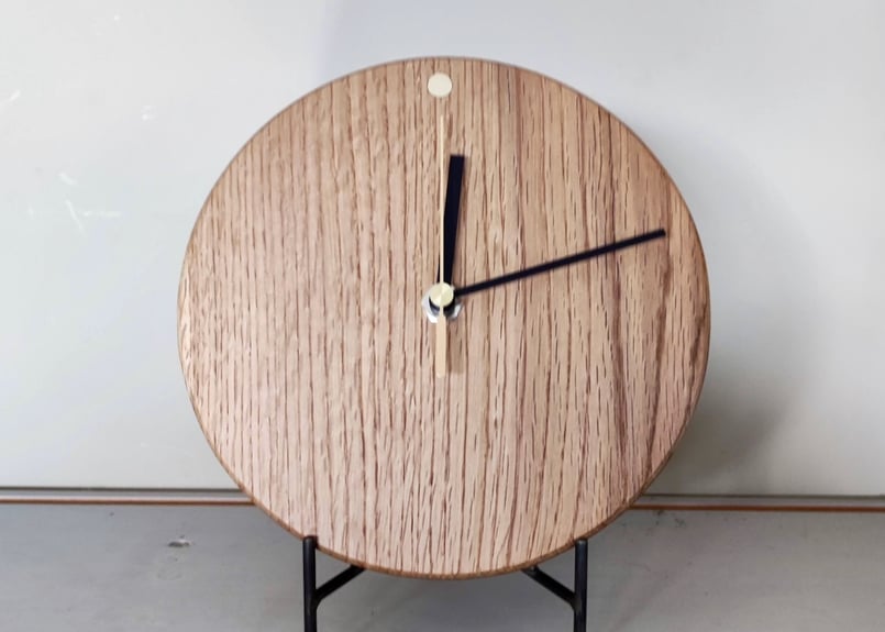 木を眺める時計（オーク無垢材） | KOIVU furniture and supply