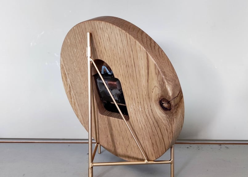 木を眺める時計（オーク無垢材） | KOIVU furniture and supply