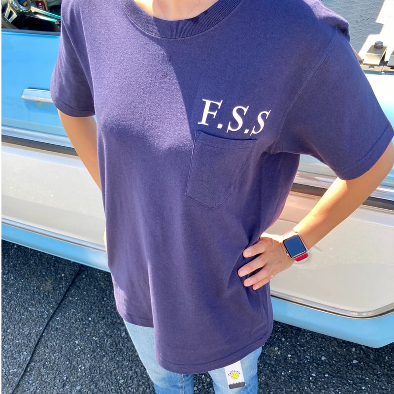 FAT SPEED SHOP」Tシャツ（紺） | fat-meat