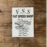 「FAT SPEED SHOP」BOO最弱&ゲキ弱ステッカー