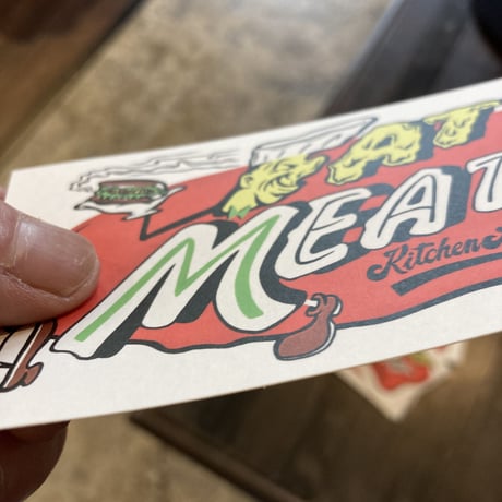 fat-meat最弱&ゲキ弱ステッカー