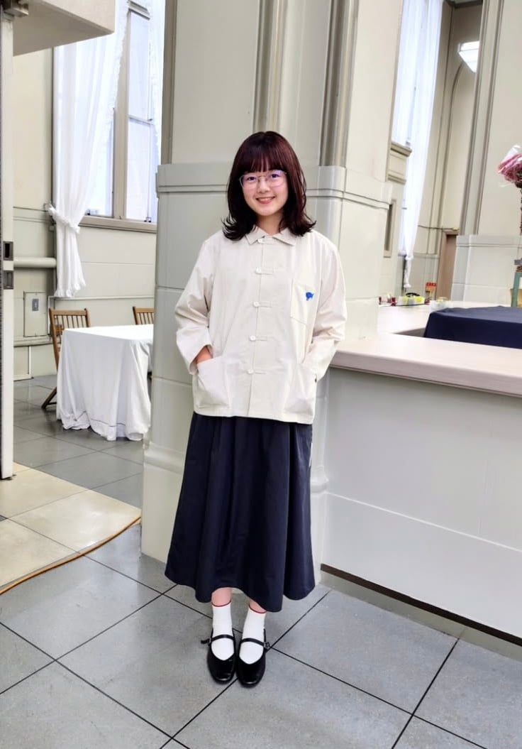 お魚刺繍ジャケット | Le pompon punch