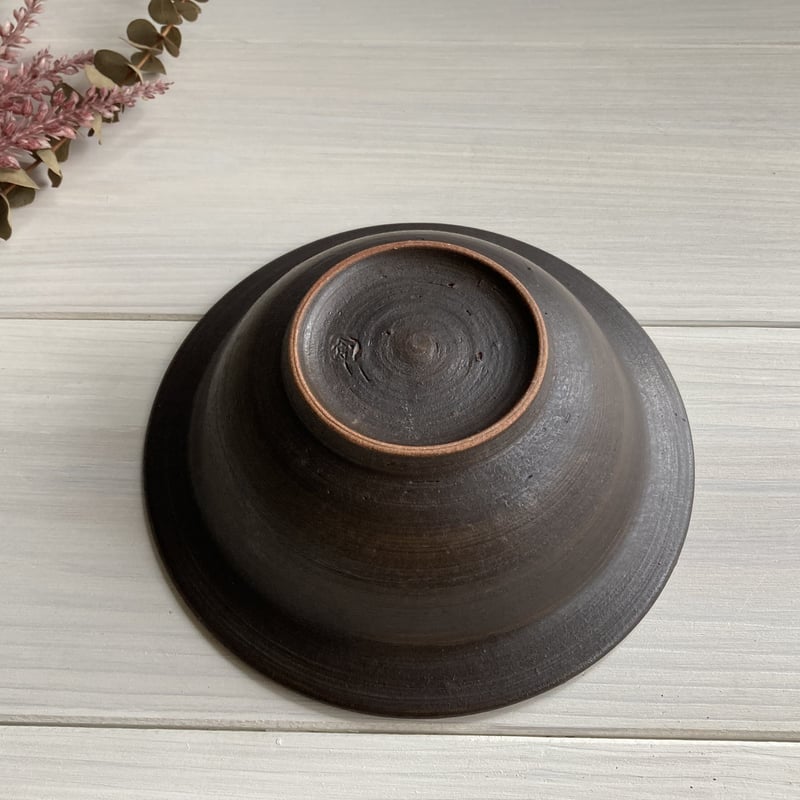 リム鉢（黒線） | 萩焼 窯元 緑栄窯 Ryokuei-オンラインショップ-