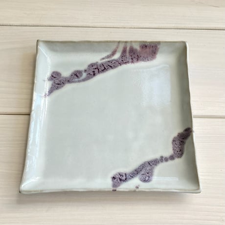 四方皿（藤色）