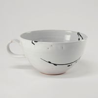 白釉筆滴スープカップ