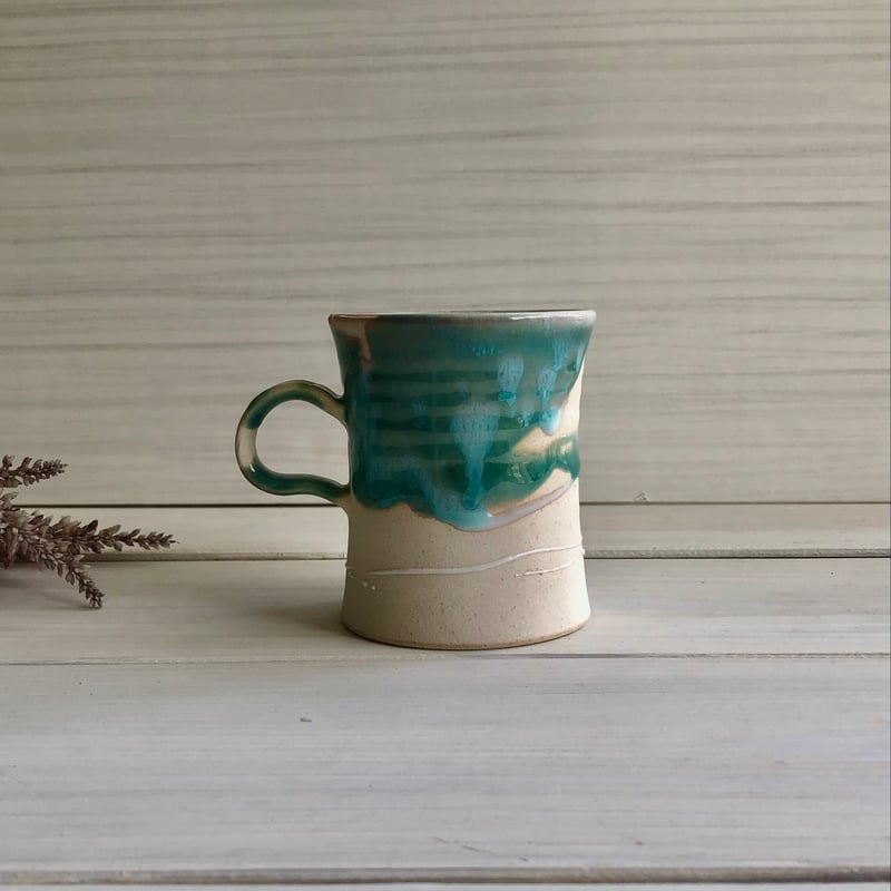 緑風マグカップ | 萩焼 窯元 緑栄窯 Ryokuei-オンラインショップ-