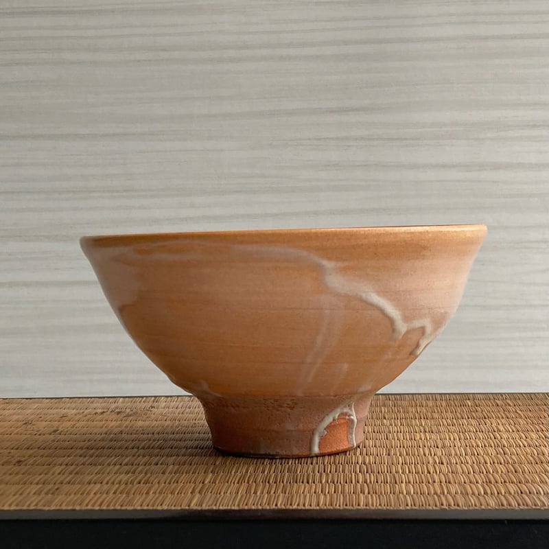 姫井戸形抹茶碗【桐箱入】 | 萩焼 窯元 緑栄窯 Ryokuei-オンライン