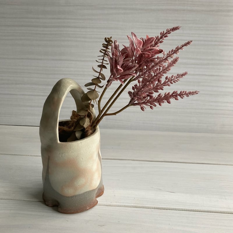 木器窯　花器　掛花入 木器窯花器掛花入