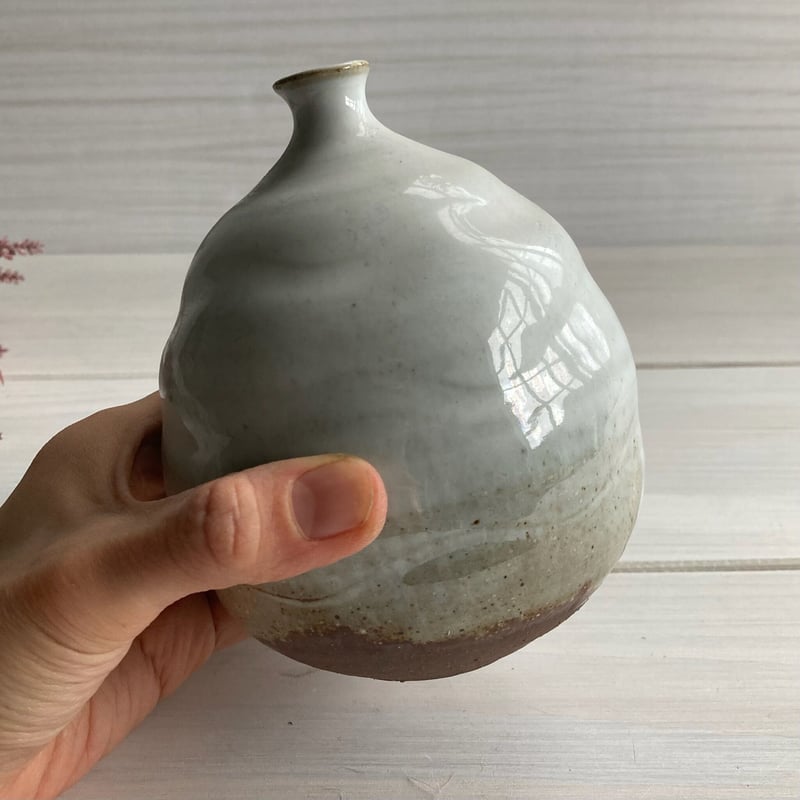 細口花入 | 萩焼 窯元 緑栄窯 Ryokuei-オンラインショップ-