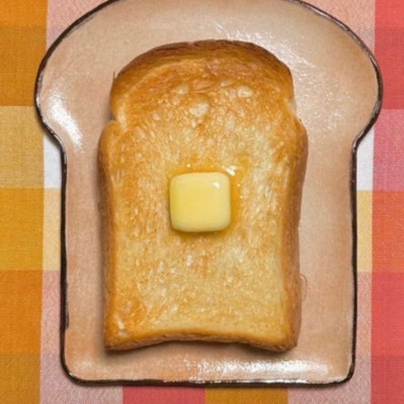 食パン型プレート(小） | 萩焼 窯元 緑栄窯 Ryokuei-オンラインショップ-