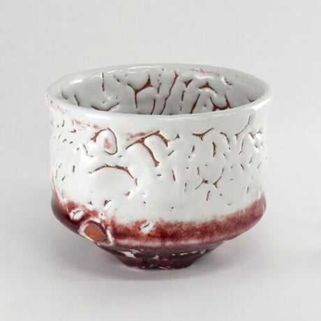 紅萩桜高台茶碗【桐箱入り】