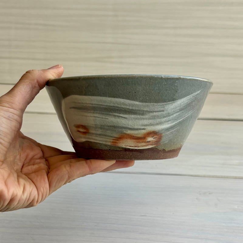 刷毛目鉢 | 萩焼 窯元 緑栄窯 Ryokuei-オンラインショップ-