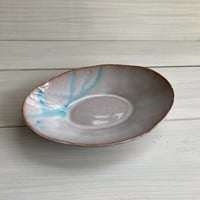 カレー皿（緑彩）