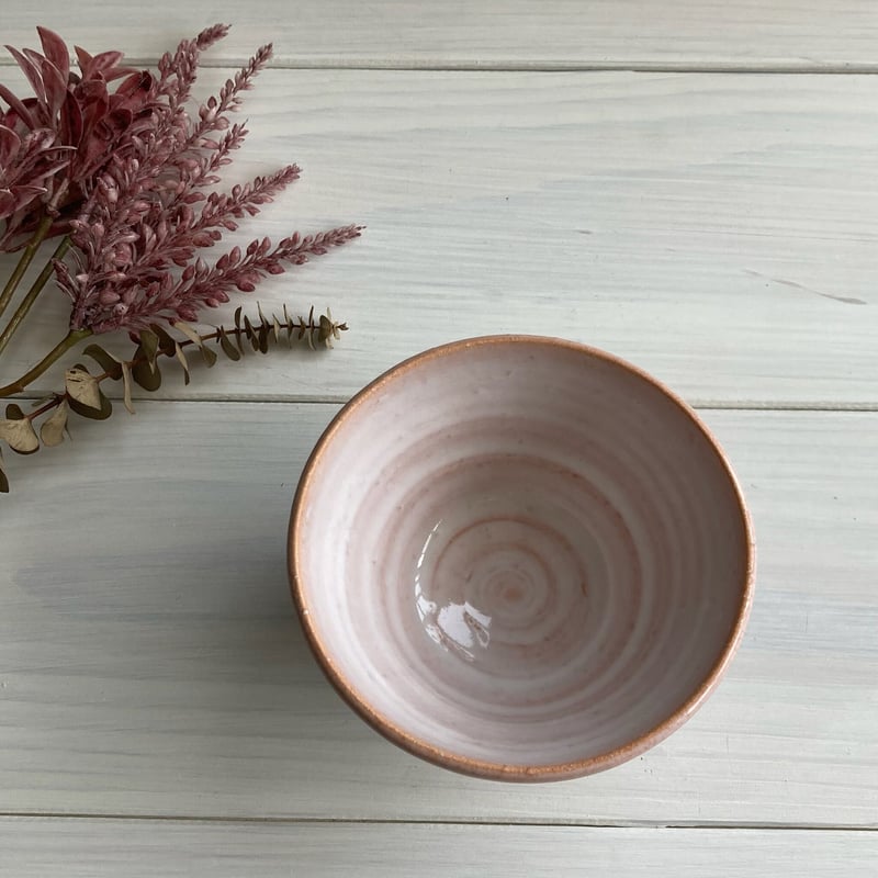 茶碗（ピンク） | 萩焼 窯元 緑栄窯 Ryokuei-オンラインショップ-