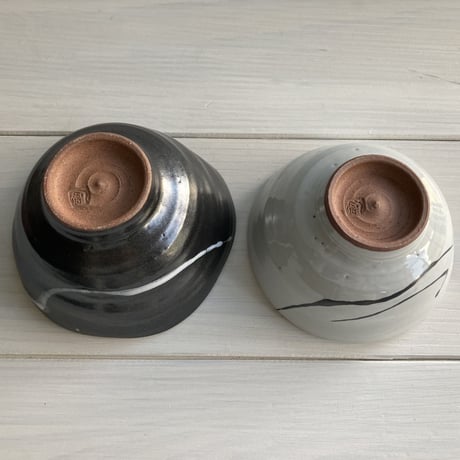 筆滴夫婦飯碗（夫婦茶碗）