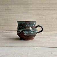 コーヒーカップ【黒青】丸
